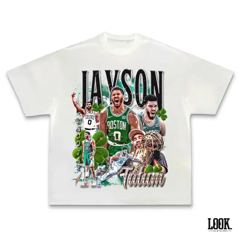 Jayson Tatum Vintage Sport Fan - Adult & Kids T-Shirts, Sweatshirts & Hoodies apparel design preview 1