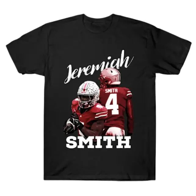 Jeremiah Smith 90s A1 Vintage Football Fans Crew Neck - Adult & Kids T-Shirts, Sweatshirts & Hoodies apparel design preview 1