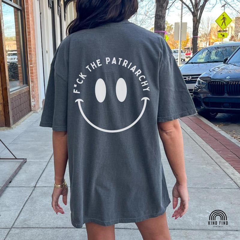 Jessie J Ross Fck Patriarchy Feminist Eat Rich Smooth - Adult & Kids T-Shirts, Sweatshirts & Hoodies apparel design preview 1