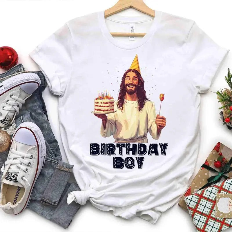Jesus Boy Go Your Christian Happy - Adult & Kids T-Shirts, Sweatshirts & Hoodies apparel design preview 1