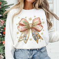 Jesus Coquette Bow Christian Cozy Festive Winter - Adult & Kids T-Shirts, Sweatshirts & Hoodies apparel design preview 1