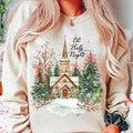 Jesus Coquette Tree Oh Holy Night Hand Drawn - Adult & Kids T-Shirts, Sweatshirts & Hoodies apparel design preview 1