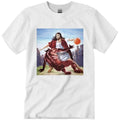 Jesus Crossing Up Devil Basketball Classic Cotton - Adult & Kids T-Shirts, Sweatshirts & Hoodies apparel design preview 1