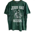 Jesus Has Rizzen Vintage 90s Funny Christian Easter - Adult & Kids T-Shirts, Sweatshirts & Hoodies apparel design preview 1