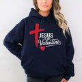Jesus Is My Valentine Casual Street Fleece Fabric - Adult & Kids T-Shirts, Sweatshirts & Hoodies apparel design preview 1