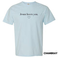 Jesus Loves You Comfort Colors 'NLB' - Adult & Kids T-Shirts, Sweatshirts & Hoodies apparel design preview 1