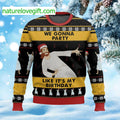 Jesus We Gonna Party Like It’s My Birthday Ugly Christmas Sweater - Holiday Gift product image