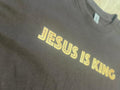 Jesus Is King Chocolate Brown - Adult & Kids T-Shirts, Sweatshirts & Hoodies apparel design preview 1