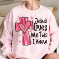 Jesus Loves Me This I Know Valentine Heart Christian - Adult & Kids T-Shirts, Sweatshirts & Hoodies apparel design preview 1