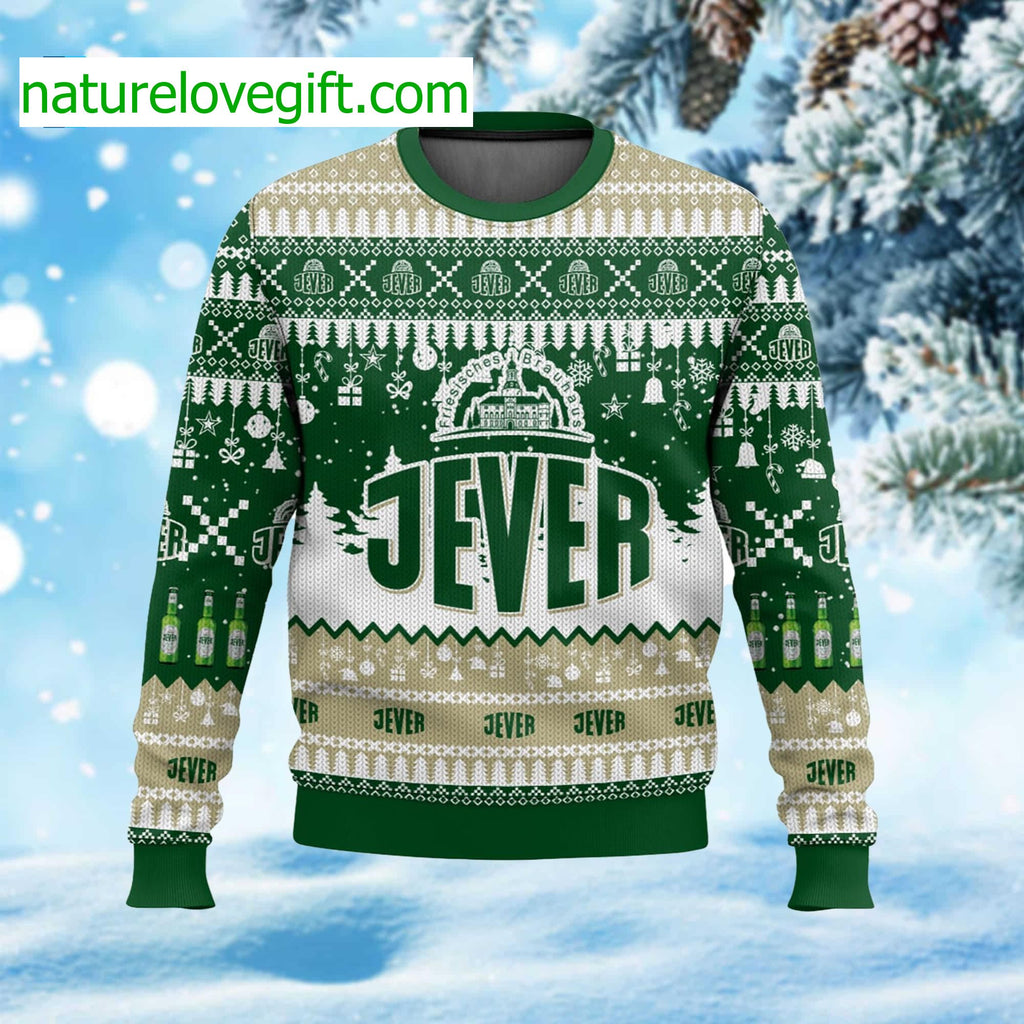 Jever German Beer Ugly Christmas Sweater - Holiday Gift product image