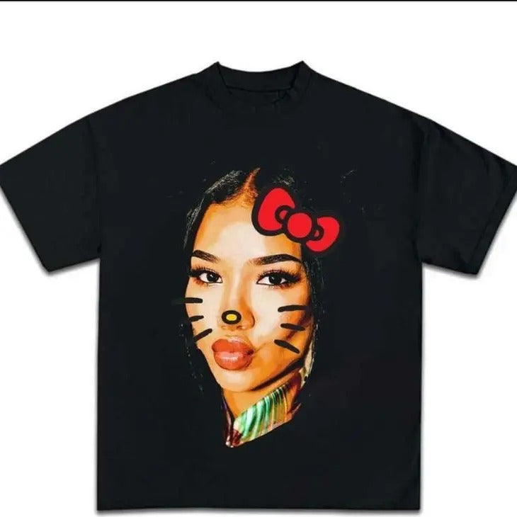 Jhene Kitty Big Face Rap Hip Hop Streetwear Vintage - Adult & Kids T-Shirts, Sweatshirts & Hoodies apparel design preview 1