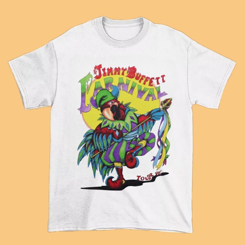 Jimmy Buffett 1998 Carnival Tour R.I.P 1946 2023 - Adult & Kids T-Shirts, Sweatshirts & Hoodies apparel design preview 1