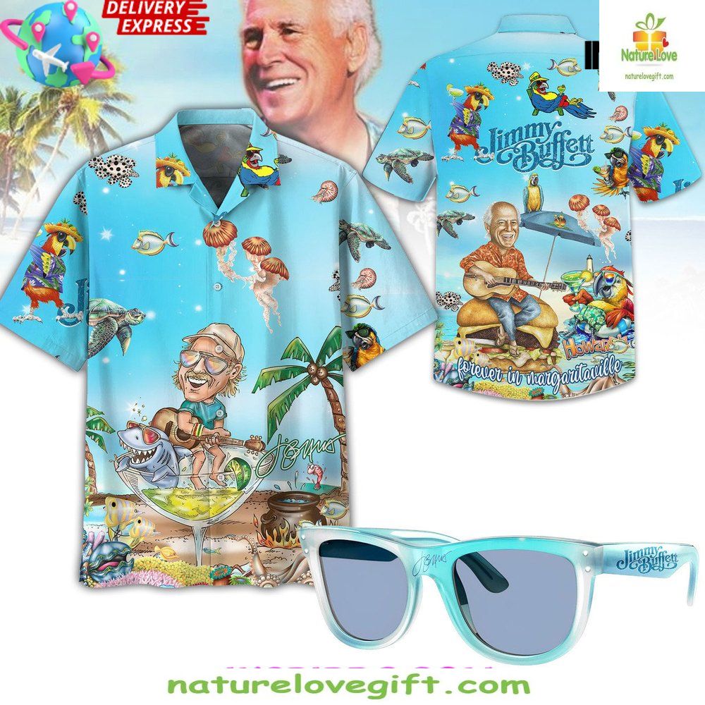 Jimmy Buffett Margaritaville Hawaiian Limited Edition - Adult & Kids T-Shirts, Sweatshirts & Hoodies apparel design preview 1
