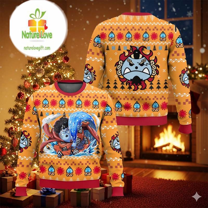 Jinbe One Piece Ugly Christmas Sweater - Holiday Gift product image