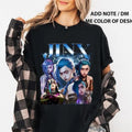 Jinx Arcane League Legends Anime Lol - Adult & Kids T-Shirts, Sweatshirts & Hoodies apparel design preview 1