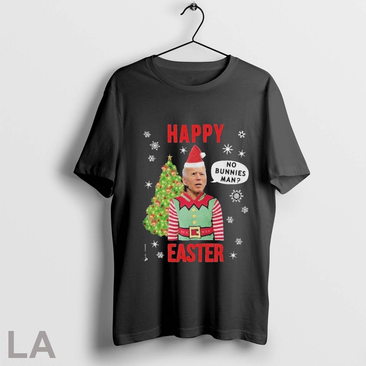 Joe Biden Happy Easter No Bunnies Man Christmas - Adult & Kids T-Shirts, Sweatshirts & Hoodies apparel design preview 1