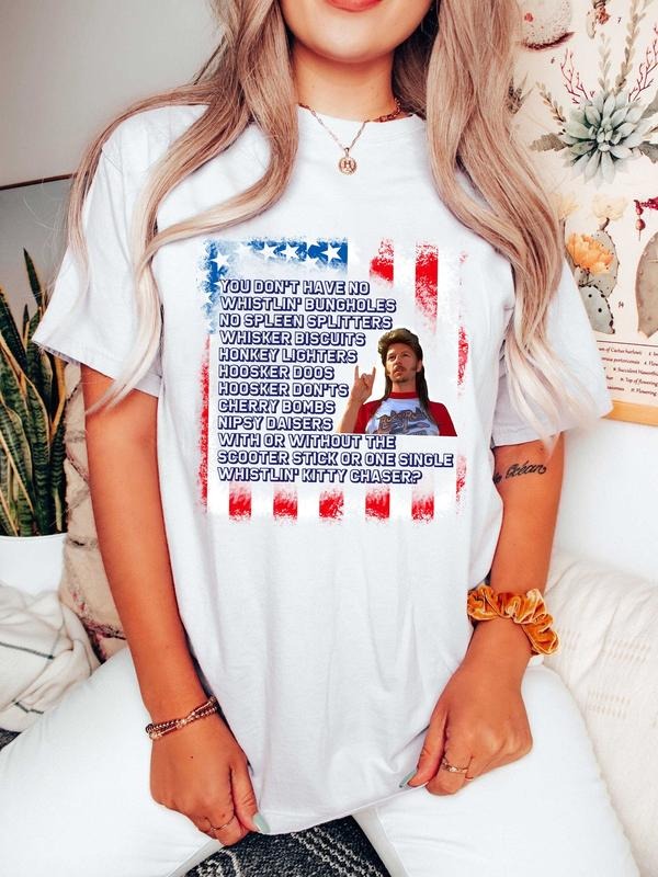 Joe Dirt 4th July Merica Independence Day - Adult & Kids T-Shirts, Sweatshirts & Hoodies apparel design preview 1