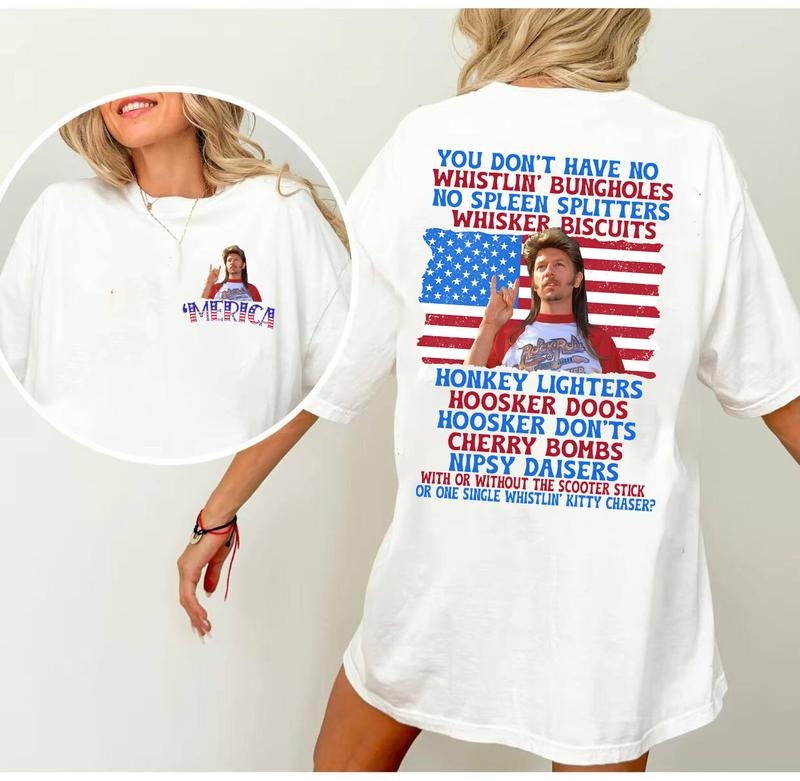 Joe Dirt 4th July Merica Funny Independence Day - Adult & Kids T-Shirts, Sweatshirts & Hoodies apparel design preview 1