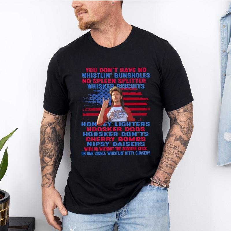 Joe Dirt America 4th July Funny Independence Day Red - Adult & Kids T-Shirts, Sweatshirts & Hoodies apparel design preview 1