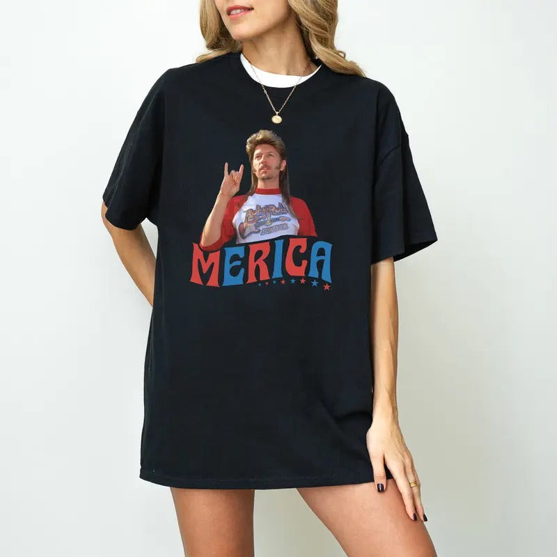 Joe Dirt America Independence Day Fourth July 4th - Adult & Kids T-Shirts, Sweatshirts & Hoodies apparel design preview 1