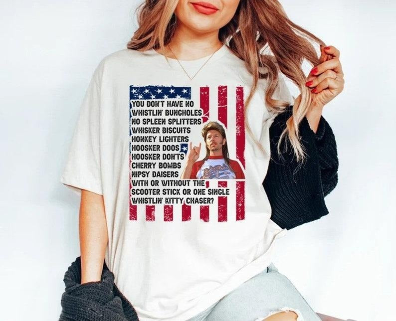 Joe Dirt Merica July 4th Funny Independence Day - Adult & Kids T-Shirts, Sweatshirts & Hoodies apparel design preview 1