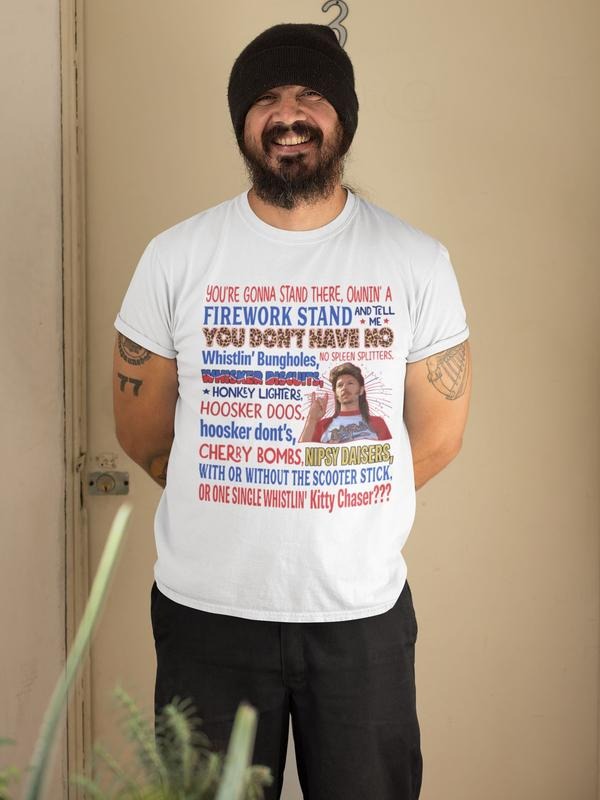 Joe Dirt Fourth July Fireworks Independence Day Happy - Adult & Kids T-Shirts, Sweatshirts & Hoodies apparel design preview 1