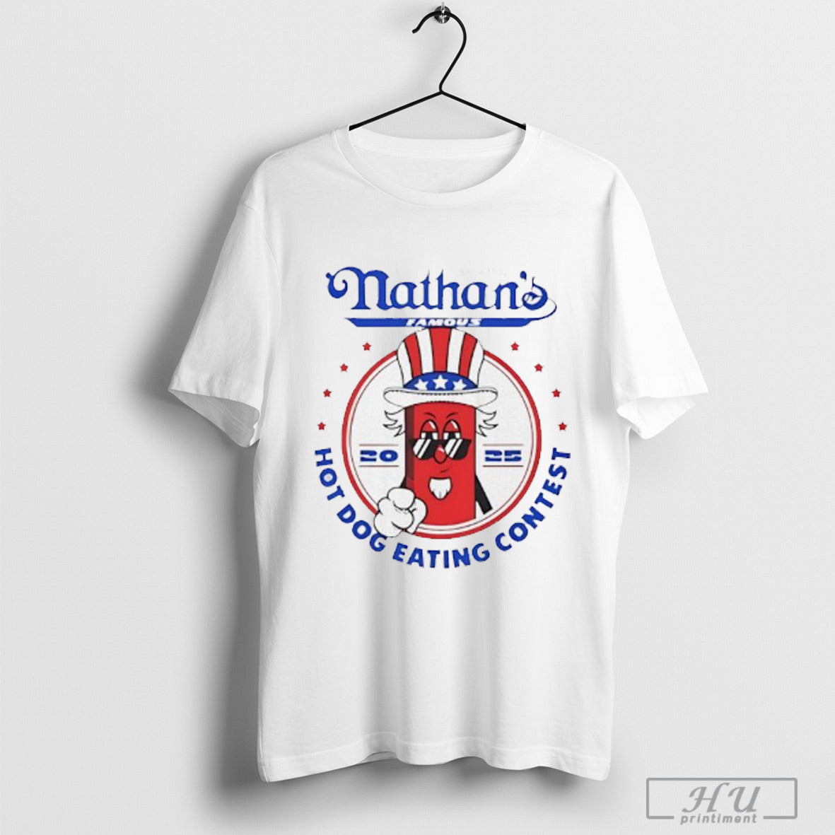 Joey Chestnut Nathan Hot Dog Eating Contest 2025 - Adult & Kids T-Shirts, Sweatshirts & Hoodies apparel design preview 1
