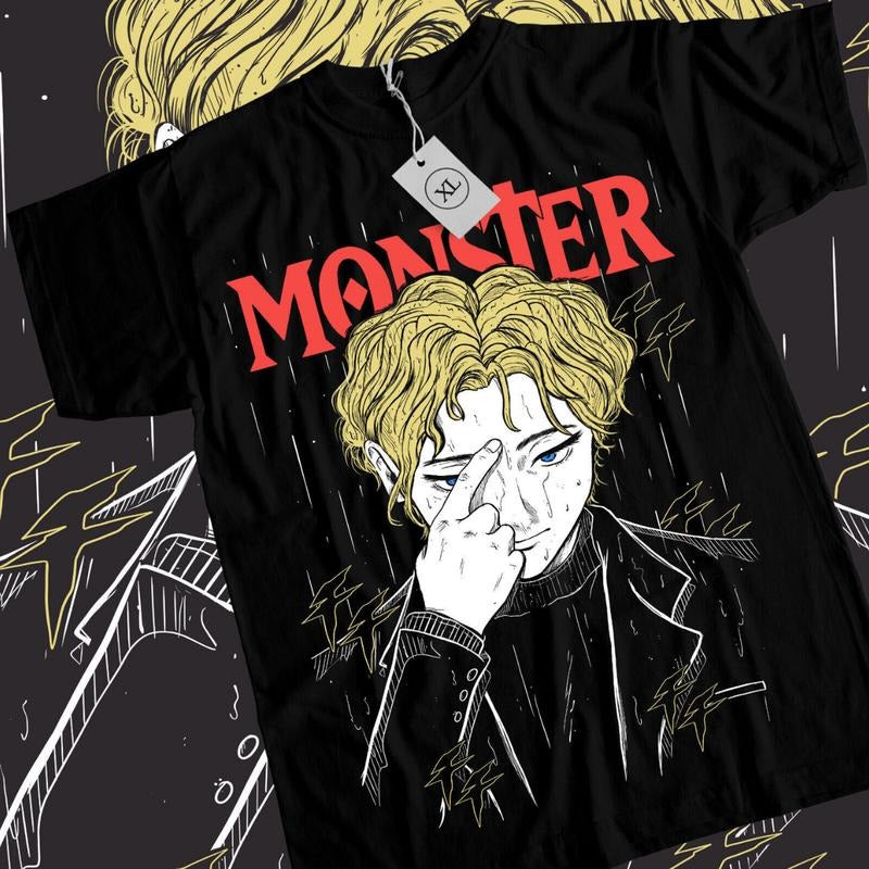 Johan Liebert Monster Anime Manga Lover Ball Cotton - Adult & Kids T-Shirts, Sweatshirts & Hoodies apparel design preview 1