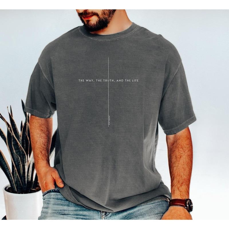 John 14 6 Yeshua Jesus Is King Way Truth Life - Adult & Kids T-Shirts, Sweatshirts & Hoodies apparel design preview 1