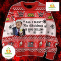 John Cena Bing Chilling Holiday Gift Ugly Christmas Sweater - Holiday Gift product image