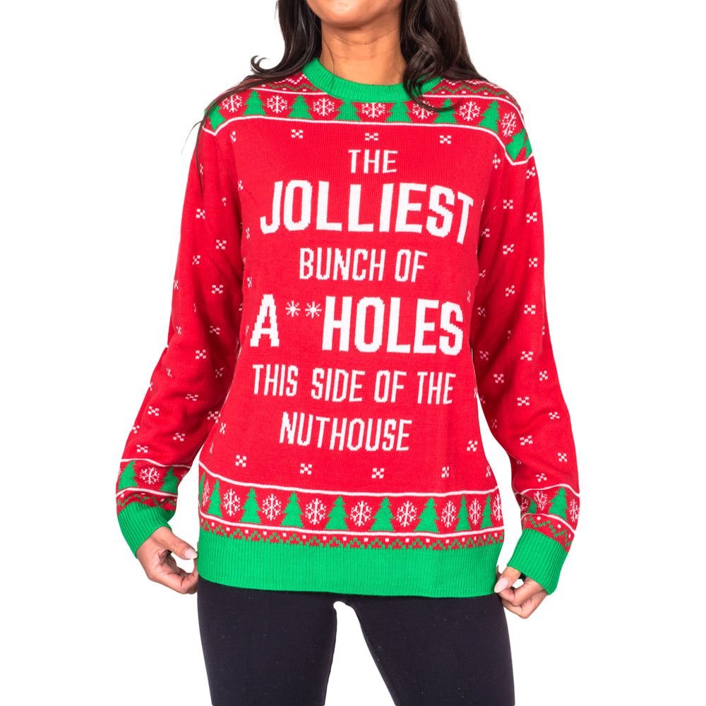 Vacation Movie The Jolliest Bunch Red Ugly Christmas Sweater - Holiday Gift product image 3