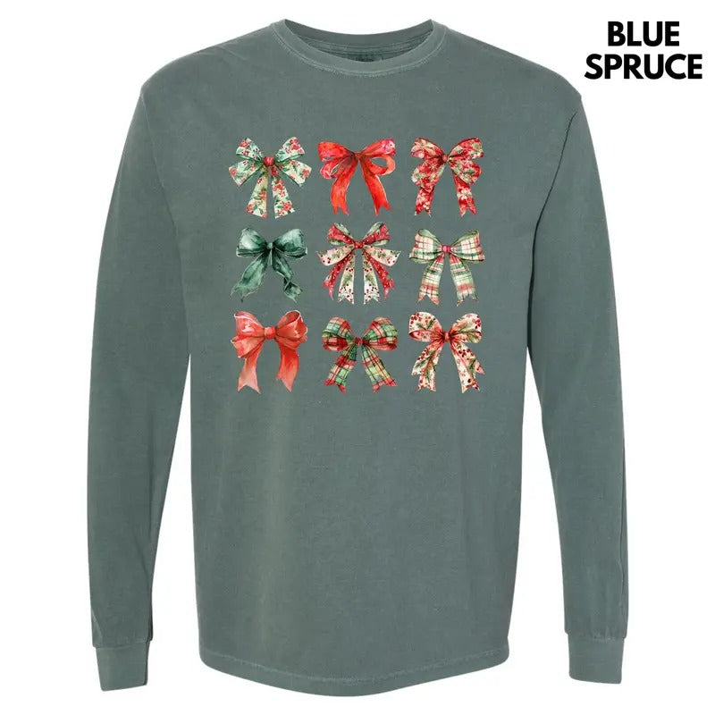 Jolly Bow Collage Comfort Colors 'NLB' - Adult & Kids T-Shirts, Sweatshirts & Hoodies apparel design preview 1