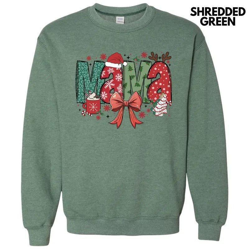 Jolly Season Mama 'NLB' - Adult & Kids T-Shirts, Sweatshirts & Hoodies apparel design preview 1