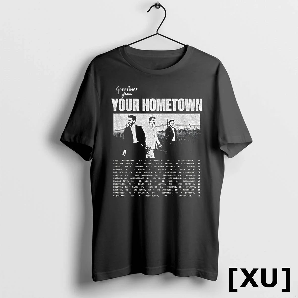 Jonas Brothers Band Greetings From Your Hometown Tour - Adult & Kids T-Shirts, Sweatshirts & Hoodies apparel design preview 1