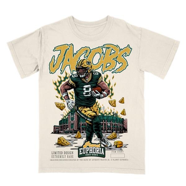 Josh Jacobs Teestyle{N002}2 - Adult & Kids T-Shirts, Sweatshirts & Hoodies apparel design preview 1