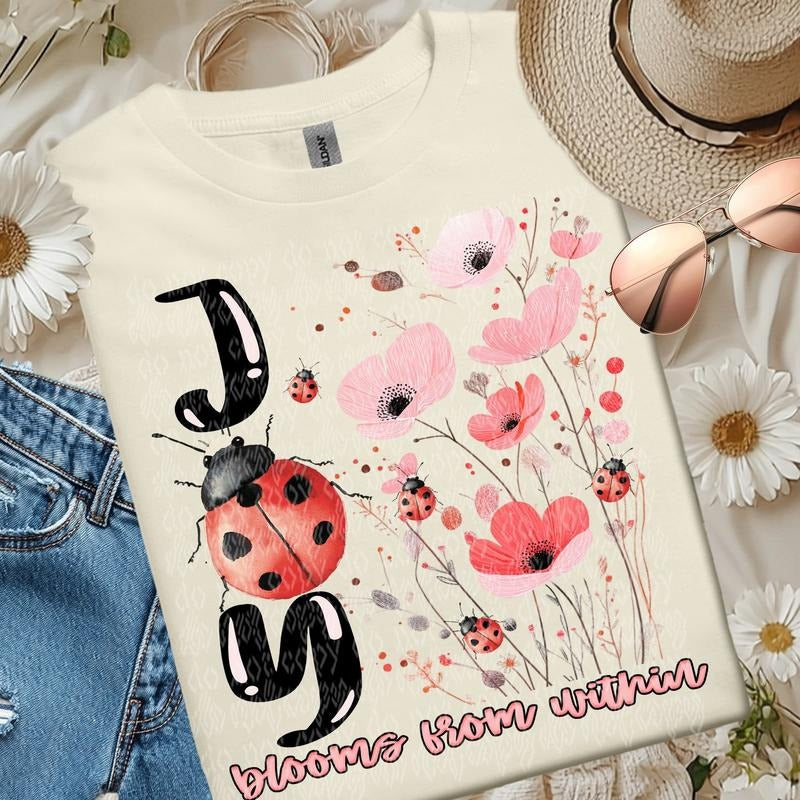 Joy Ladybug DTF Transfers THIS IS NOT - Adult & Kids T-Shirts, Sweatshirts & Hoodies apparel design preview 1