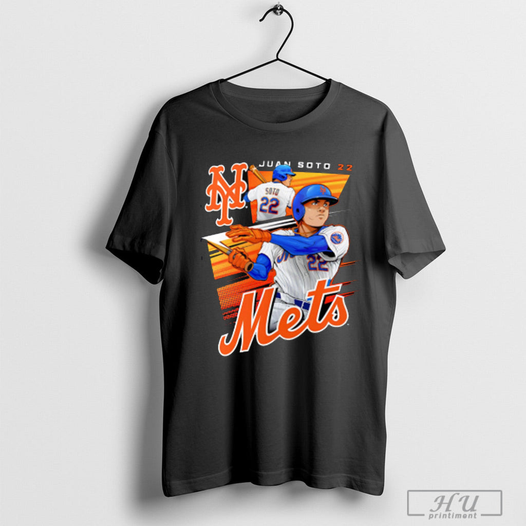 Juan Soto New York Mets Anime Player - Adult & Kids T-Shirts, Sweatshirts & Hoodies apparel design preview 1