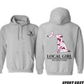 Judy Local Girl Outfitters Bold Pink Camo Dog Moon - Adult & Kids T-Shirts, Sweatshirts & Hoodies apparel design preview 1