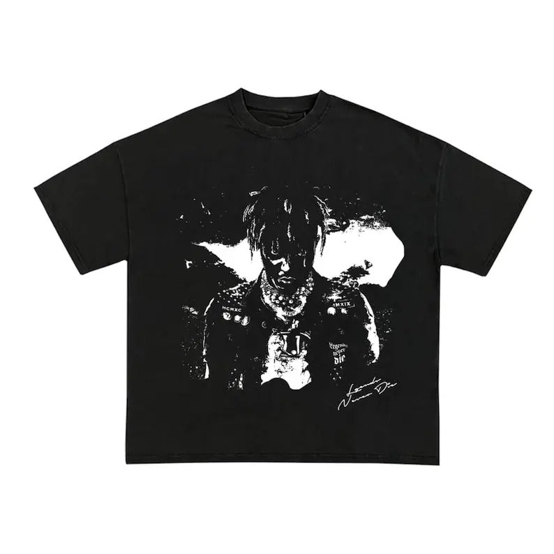 Juice Wrld Legends Never Die Dyed Rap Fans - Adult & Kids T-Shirts, Sweatshirts & Hoodies apparel design preview 1