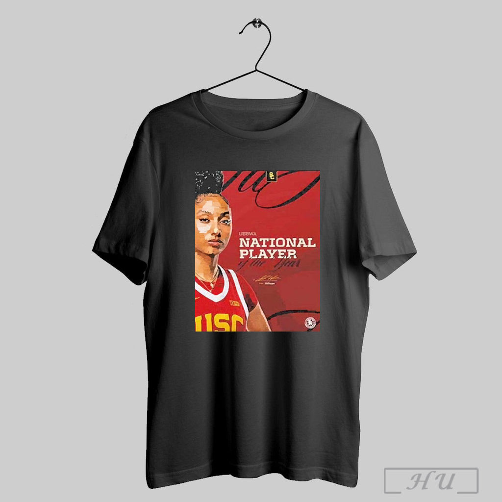 Juju Watkins Is The National Of Year 2025 Uscwa - Adult & Kids T-Shirts, Sweatshirts & Hoodies apparel design preview 1