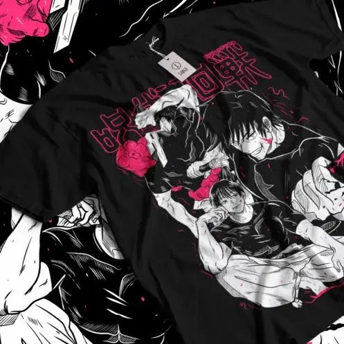 Jujutsu Kaisen Fushiguro Toji Gojo Anime Horror All - Adult & Kids T-Shirts, Sweatshirts & Hoodies apparel design preview 1