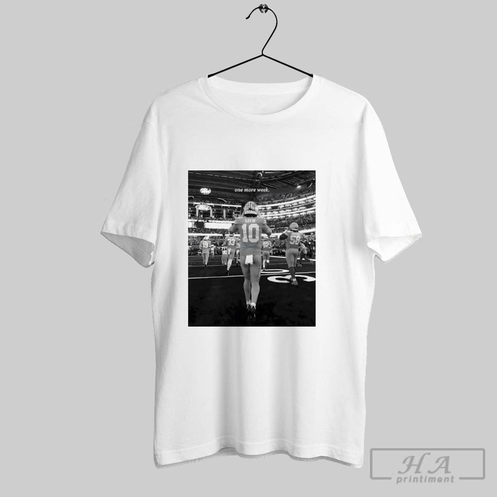 Julian Sayin One More Week - Adult & Kids T-Shirts, Sweatshirts & Hoodies apparel design preview 1