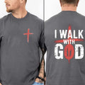 Jumpstart Sale I Walk God Pure Cotton Casual Street - Adult & Kids T-Shirts, Sweatshirts & Hoodies apparel design preview 1