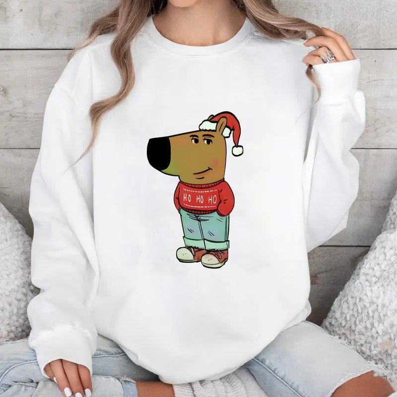 Just Chill Guy Funny Meme My New Character Dog That - Adult & Kids T-Shirts, Sweatshirts & Hoodies apparel design preview 1