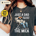 Just Dad Who Always Came Back Milk Retro Raccoon - Adult & Kids T-Shirts, Sweatshirts & Hoodies apparel design preview 1