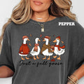 Just Fall Goose Relaxed Fit Printed USA Womenswear - Adult & Kids T-Shirts, Sweatshirts & Hoodies apparel design preview 1