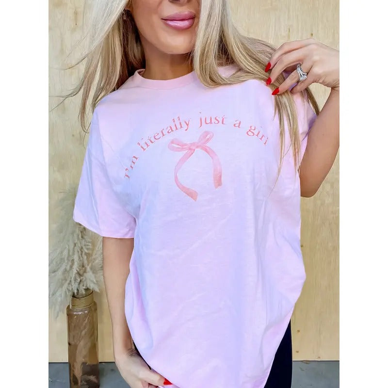 Just Girl Top - Adult & Kids T-Shirts, Sweatshirts & Hoodies apparel design preview 1