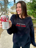 'Just Girl Who Loves Diet Coke' Embroidery - Adult & Kids T-Shirts, Sweatshirts & Hoodies apparel design preview 1