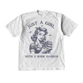 Just Girl Book Passion Retro Vintage 90s Reading - Adult & Kids T-Shirts, Sweatshirts & Hoodies apparel design preview 1