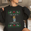 Just Chilling Ugly Chill Guy Funny Dog Cartoon Tiktok - Adult & Kids T-Shirts, Sweatshirts & Hoodies apparel design preview 1